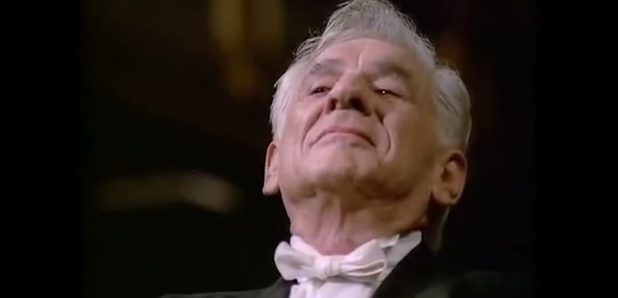 Leonard Bernstein conducts with his eyebrows